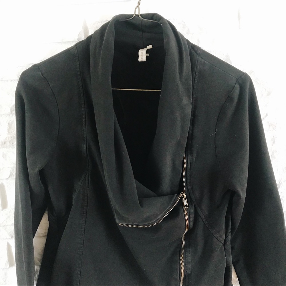Faded Black Zip-up Jacket - Picture 2 of 5